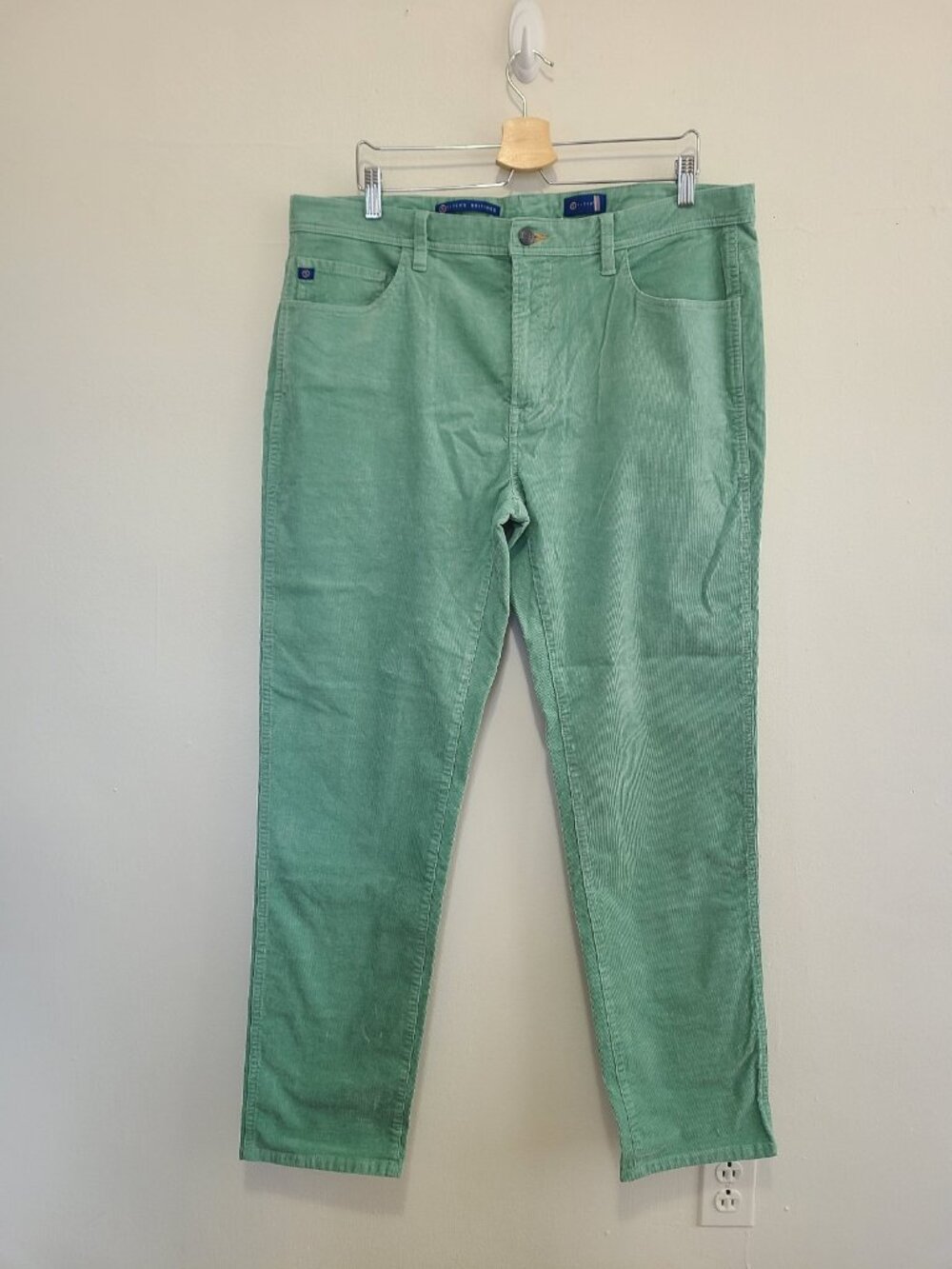 Stitch Golf Stitch's Britches Pants Corduroy Green size 38x32